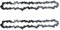Gubeter Lot de 2 chaînes de scie à chaîne de rechange 20,3 cm pour DeWalt DCPS620 DCPS620B DCPS620M1 20 V MAX XR Li-Ion Scie à mât Scie à mât 34DL 043