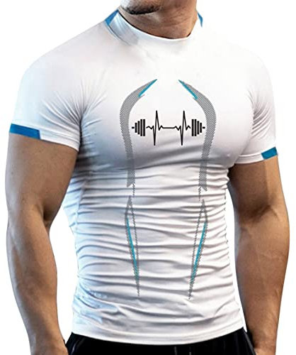 Herren Tee T Shirt Kurzarm Top Outdoor Breathable Beach Shirts Klassischer Bequem Freizeit Top RundhalsModern Sommershirt Solide Color Männliche Sweatshirt Plus Size Elastisch T Shirts