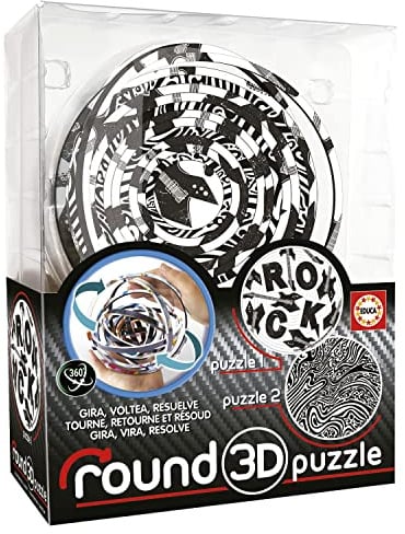 Educa - 3D-Puzzle, rund, Hypnotic | Drehen, Wenden und Lösen | Kinderpuzzle | Spiele für Kinder ab 8 Jahren (19708)