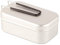 Aluminium-Bento-Box, Camping-Bento-Box, Aluminium-Lunchbox, Klappbarer Griff, Tragbar, Edelstahl, Leicht, Zum Kochen, Bento-Box für Picknick Im Freien (Naturfarbenes Aluminium 800 ml mit Rand)