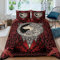 WIKINGER Bettwäsche 155x220 cm 3teilig Jungen 100% Mikrofaser Sommer Weiche Winter Warm Kinder Bettbezüge mit Reißverschluss 3D Viking Wolf Bettbezug mit 2 Kissenbezüge 80x80 cm