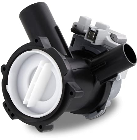 DEKAROX Abwasserpumpe Laugenpumpe für Bosch Siemens 145787 00145787 144978 00144978 mit Pumpenkopf und Sieb für Waschmaschine wie iQ100 iQ300 Avantixx Maxx varioPerfect Logixx Serie 2 Serie 4