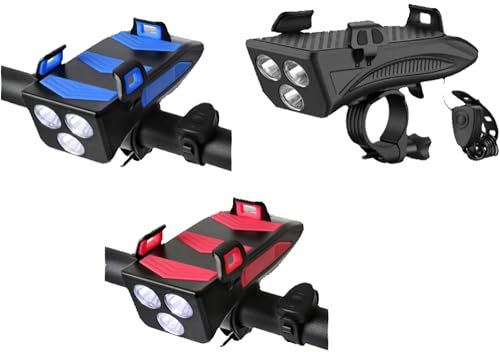 Porte Telephone Velo, eclairage LED et Batterie Externe pour Velo*** Permet d'éclairer la Route, de Porter Votre téléphone et de Le Charger en même Temps