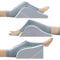 2PCS Beinerhöhung Keilkissen zum Schlafen, Beinkeilkissen nach Knieersatz nach der Operation, Beinkeile zum Hochlagern für Schwellungen, Durchblutung, verstellbares 3-in-1-Höhenschaumkissenkeil