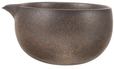 SHOWERORO Ciotola Per Matcha Giapponese Tazza Da Tè Tradizionale in Ceramica Ciotola Da Tè Porta Frusta Per Matcha