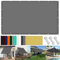 Filet D'Ombrage Rideau pour Pergola 60 x 150 cm Tissu Polyester UV Protection avec Oeillets Toiles D'Ombrages pour Fête Piscine Et Plage en Plein Air, Gris Clair