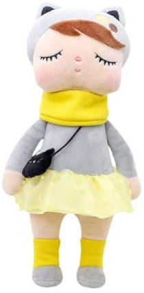 MagiDeal Kuscheltier, Stoffpuppe, weich, 33 cm, Geburtstagsgeschenk, kuschelige Plüschtierpuppe, Plüschtier für Kleinkinder, Jungen und Mädchen, Katze