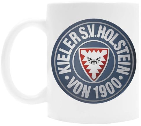 Oldrytee Kieler Sv Holstein Keramikbecher Trinkbecher Weiß