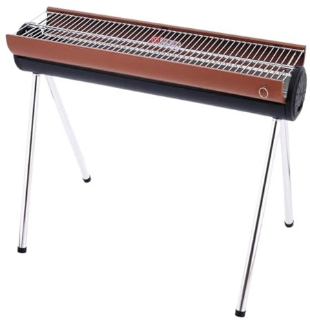TOTIKI Holzkohlegrill Outdoor-Grill Aus Eisen, Tragbar, Zusammenklappbar, Camping-Werkzeug, Holzkohlegrill BBQ Grill