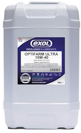 EXOL Optifarm Ultra 15W-40 Tractor Oil (M240) - 25 Litres