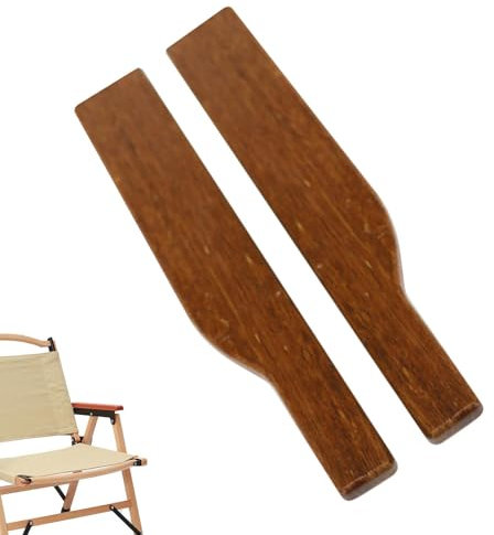 verbreiterte Armlehne, Holzarmlehne, verbreiterte, glatt polierte Stuhlschiene, Klappstuhlschiene, multifunktionale Armlehnenzubehör, Campingstuhl-Zubehör für Zuhause