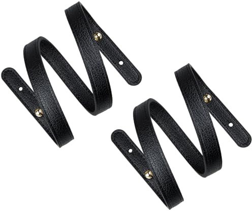 SOPROM Ersatz Schultergurt Straps für Purse Handbag, Schulterriemen Gurt Taschengurte Schultertaschen Riemen Replacement für Handtasche Taschen（schwarz）