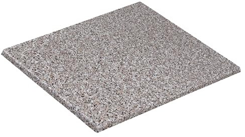 Oviala Tischplatte quadratisch Laminat 60 x 60 cm Granit Haussmann