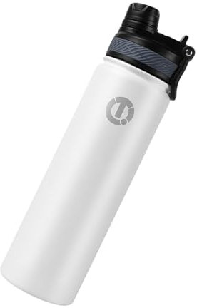 Gourde pour vélo, bouteille isotherme pour cyclisme, bouteille d'eau en acier inoxydable, 23 oz/650 ml pour voyage, bouilloire pour eau extérieure portable, équipement de sport pour vélo