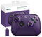 8Bitdo Ultimate 2 Controlador Inalámbrico para PC Android, Joystick TMR, Gatillos Táctiles/Efecto Hall Conmutables, Anillo Fuego RGB, Controlador Juegos Inalámbrico 8Speed con Base Carga, Púrpura