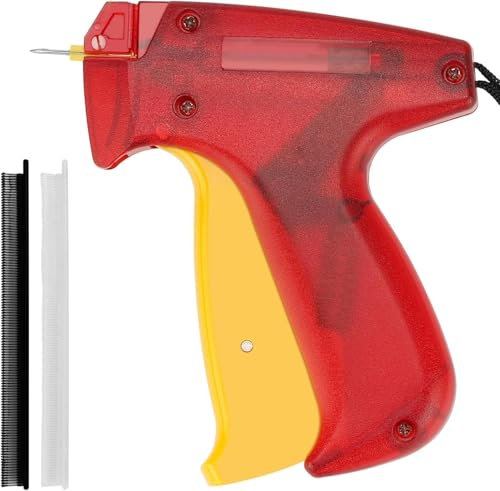 acetek Etikettierpistole Etiketten Pistole für Kleidung, Heftpistole Etikettiermaschine mit 1920 Heftfäden, Quick Stitch Gun zum Kleidung Preisschilder Etiketten Preis Marke Tags