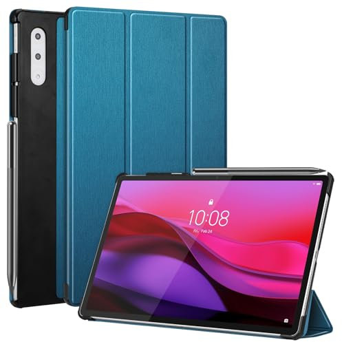 FINTIE Custodia Compatibile con Lenovo Yoga Tab Plus Tablet 12.7 Pollici 2025 (TB-520FU), Sottile Leggera Case Protettiva Cover con Auto Sveglia/Sonno, Teal