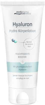 medipharma cosmetics Hyaluron Hydro Körperlotion 200 ml | mit Wasser-Creme-Effekt, zieht schnell ein und fettet nicht