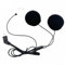 Jonikuper Casque micro, casque sans fil avec micro, microphone audio de moto, offre une transmission audio claire, permettant aux cyclistes de se concentrer sur la route à venir (B)