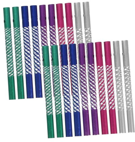 OSALADI 50stücke Metallröhren Für DIY-Windspiel-BAU Bunte Windspiel-rohre Ersatzteile Für Heimdekoration