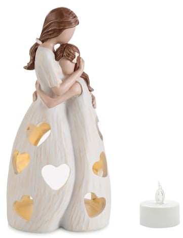 Staymoment Deko Figur Mutter Tochter Geschenk, Geschenke für Mama | Dekofigur, Skulptur Deko, Geburtstagsgeschenk für Mama, Muttertagsgeschenk, Geschenkideen zu Weihnachten