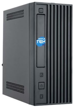 SIMPLETEK - zusammengebauter Mini-PC SFF | CPU J1900-8GB RAM 4TB SSD | Windows 11 Pro | 7x USB VGA HDMI PS2 RS232 LAN (Generalüberholt)