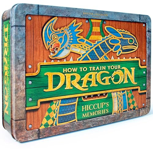 Doctor Collector: How to Train Your Dragon - Hiccup's Memories Drachenzähmen leicht gemacht, Sammel-Metallbox, Filmrequisiten, Fotos, Karten, Münzen, authentische Erinnerungsstücke