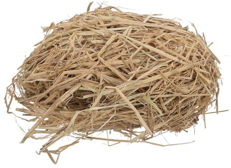 DIKACA Ropa de Cama para Animales Pequeños de Paja Natural 1 Kg, Lecho Higiénico y Adecuado para Conejos y Gallineros en Ambientes Limpios y Cómodos