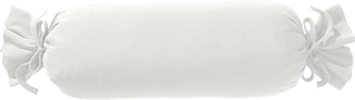 Erwin Müller Nackenrollenbezug Freising Elasthan-Jersey-Stretch weiß Größe 40x15 cm Ø