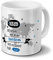 printplanet Tasse mit Namen Usedom - Motiv Kein Mann ist Perfekt, Aber. - Namenstasse, Kaffeebecher, Mug, Becher, Kaffeetasse - Farbe Weiß