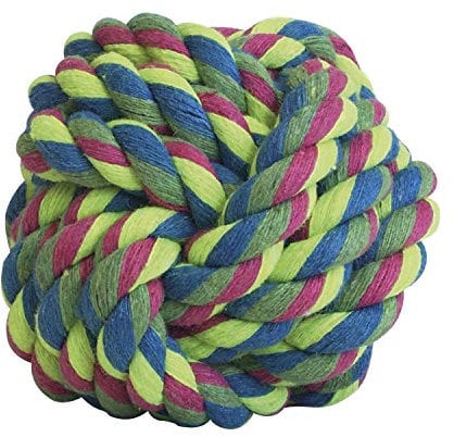 Rope ball dog GLORIA - Size 6-7cm - Care dental health of your dog - Ball-resistant - Very durable - Dog Toys - Toys Rope - Assorted Color