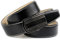 Anthoni Crown Herren Ledergürtel Gürtel, Schwarz, 90