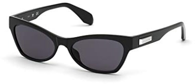 Adidas Damen OR0010 Sonnenbrille, Shiny Black/Smoke, 54
