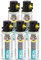 5 Stk. Gaskartusche für Stiftnagler gasbetriebene, Fuel Cel, 80mm / 20g, Ersatzgas für Gasnagler, HB34