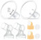 Maymom MyFit Pumpenteile, 21 mm, kompatibel mit Medela-Milchpumpenteilen, Medela-Flansch, Verwendung auf Medela-Pumpe im Stil, Medela Personalfit-Anschluss