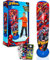 Marvel Store Spiderman Bop Bag for Kids - Bundle with Spiderman Punching Bag for Outdoor Play Plus Spiderman Stickers and More (Marvel Punching Bag for Kids)