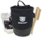 BEAR GRIP Premium Chalk Bag Bundle Pack für Klettern mit Taillengürtel Chalk Ball und Bürste (Schwarz)