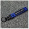 Porte-clés Moto pour Yamaha MT09 MT-09 FZ09 FZ-09 MT 09 FZ 09 en Nylon Tissu Couture - Souvenir Cadeau (Couleur : Bleu, Size1 : 1)