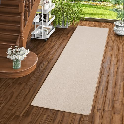 Snapstyle Feinschlingen Läufer Velour Teppich Strong Beige in 9 Größen
