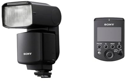 Sony HVL-F60RM2 | Externer Blitz mit kabelloser Funksteuerung, Schwarz, HVLF60RM2.CE7 & FA-WRC1M Funksender Drahtlos-Blitzsystem (Funk-Blitzauslöser) schwarz
