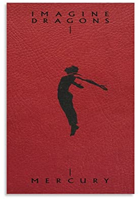 Imagine Dragons Mercury – Act 2 Leinwand-Poster, Schlafzimmerdekoration, Landschaft, Büro, Valentinstag, Geburtstagsgeschenk, ohne Rahmen-Stil, 30 x 45 cm