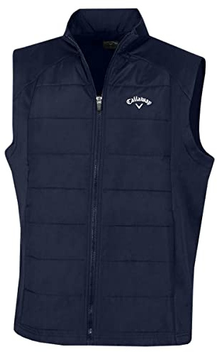 Callaway Golf Mens Full Zip Puffer Gilet - Peacoat - XXL