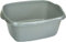 Aurora - 39cm Rectangular Silver Washing Up Bowl Basin With 12L Plastic Capacity