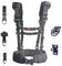GEEWIN Taktische Gürtelkombination mit Rigger's Heavy Duty Gurtpolster & Schultergurt Expedition Full Kit 8-in-1 (schwarz)