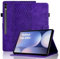 Vkooer Coque pour Samsung Galaxy Tab S9 FE+Plus 12.4 Pouce 2023 Premium Cuir PU Housse [SM-X610/SM-X616] Etui de Protection Poche Case avec Support pour Samsung S9 FE+12.4 - Violet