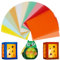 Dadabig 50 Blatt Transparentpapier, 10 Farben Seidenpapier A4 Bunt Tissue Paper zum Verpacken Pergamentpapier Geschenkpapier Glanzpapier für Scrapbooking Dekoration Verpackung