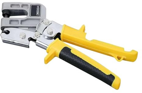 Metall-Bolzen-Crimpzange, Trockenbau-Werkzeuge, TPR-Griff, Stanzzange, Metall, Decke, Gipskarton, Befestigungswerkzeug, Bolzen-Crimpzange