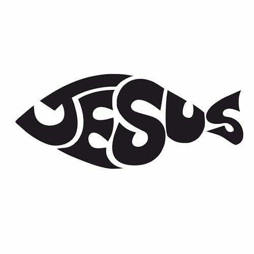 Jesus Fisch Sticker 12 x 5 cm Ichthys Aufkleber PKW Car Styling Wohnmobil Camper - viele Farben