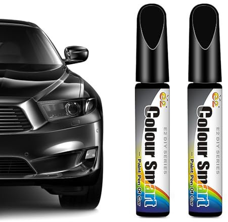 Kratzer-Reparatur-Stift für Auto, Auto-Kratzer-Entferner-Stift,Effektive Auto-Kratzer-Reparatur-Paste, Upgrade 2 in 1 Auto-Lack-Kratzer-Reparatur, Automobil-Kratzer-Lack-Stift (Schwarz, 2PCS)