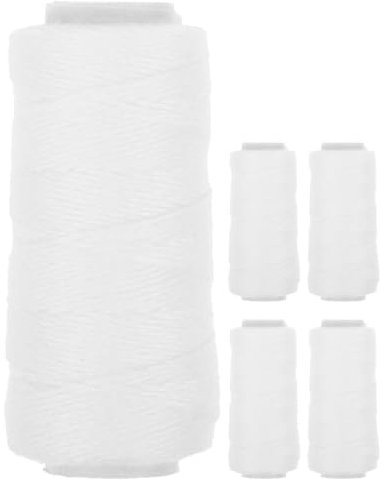 BESTYASH 5 Rollen Baumwollfaden Für Epilierer Faden Für Gesichtshaarentfernung Epilierfaden Für Enthaarungsmaschinen Faden Für Haarentfernungsgeräte Für